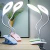 rechargeable clamp lamp for desk or bed